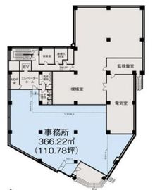 東建・長井ビル B1階 間取り図