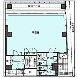 第42荒井ビル 10階 間取り図