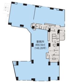 恵比寿ISビル 8階 間取り図