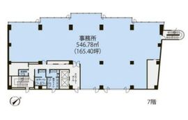 JPR原宿ビル 7階 間取り図