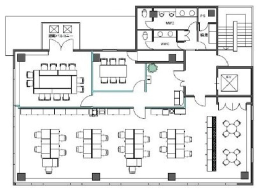 ACN八丁堀ビル 7階 間取り図