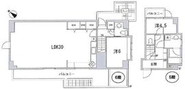 サンバレー赤坂(SOHO) 2階店舗 間取り図