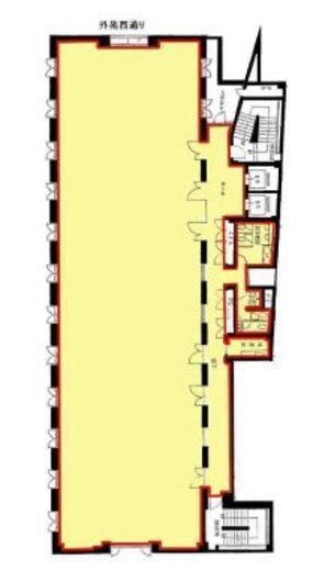 Daiwa神宮前ビル 2階 間取り図
