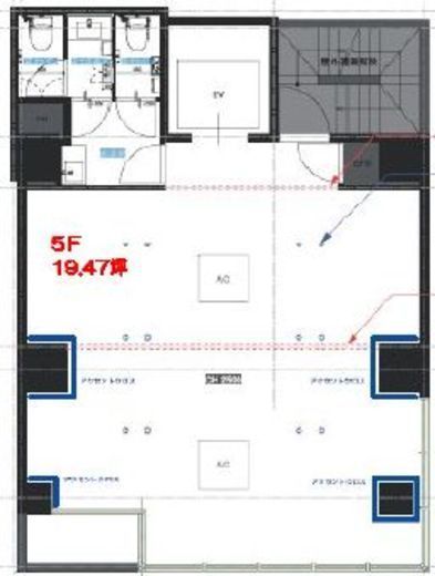 ACN渋谷ビル 5階 間取り図