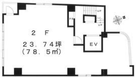 レアル新宿 2階 間取り図