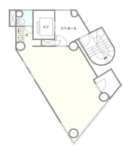 ACN四谷三丁目ビル 5階 間取り図