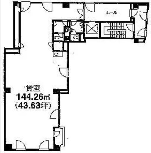 神田近江屋ビル 7階 間取り図
