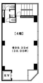 箱崎NSO 4階 間取り図