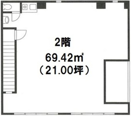 JR高架下千代田ビル 2階 間取り図