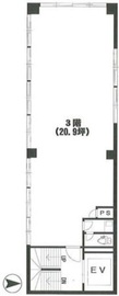宮川ビル 3階 間取り図