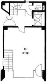興亜第一ビル 1階 間取り図