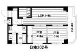 ヒルズ高輪(SOHO) B棟202 間取り図
