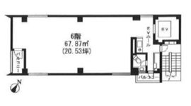 リブラ岩本町2 6階 間取り図