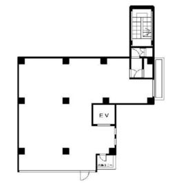 カートブラン麻布十番 5階 間取り図