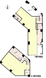 西新宿小林ビル B1+1階 間取り図