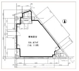 YSビル(新宿御苑前) 7階 間取り図