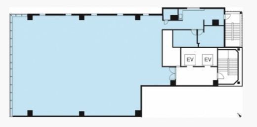 PMO東新橋 9階 間取り図