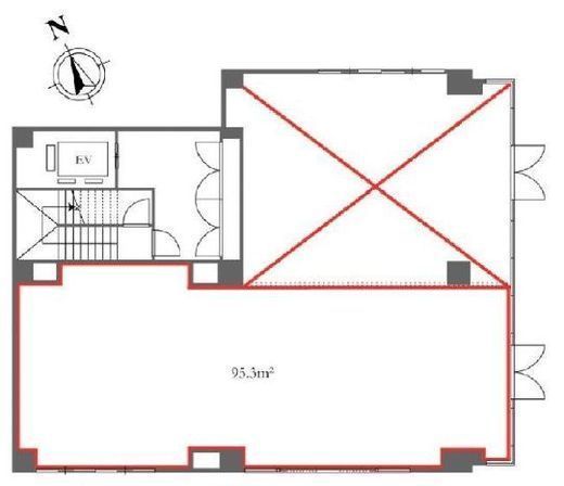 ADEOT AOYAMA 1階B 間取り図
