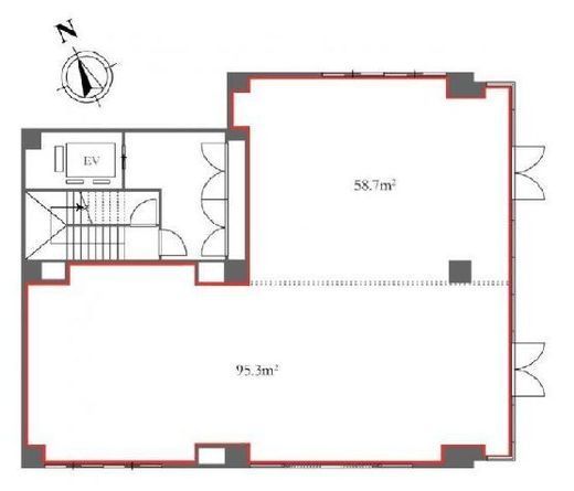 ADEOT AOYAMA 1階AB 間取り図