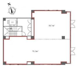 ADEOT AOYAMA 1階AB 間取り図