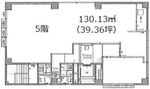 MH-KIYA BLDG. 5階 間取り図