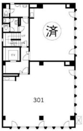 ヤマトビル(秋葉原) 301 間取り図
