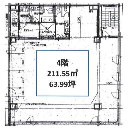 神田石川ビル 4階 間取り図