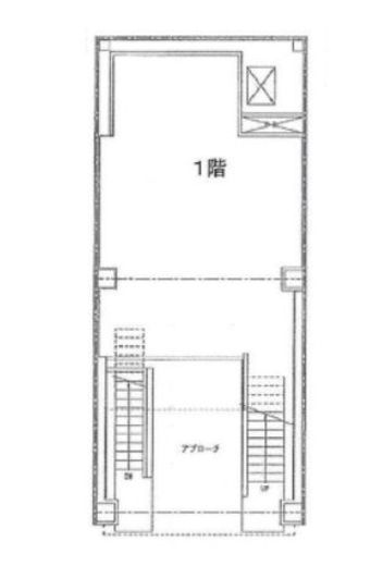 belle汐留 1階 間取り図
