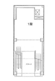 belle汐留 1階 間取り図