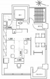 神田美倉町ビル 6階 間取り図