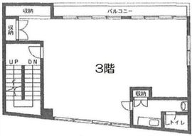 CMビル 3階 間取り図