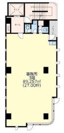 アルファエイチビル 3階 間取り図