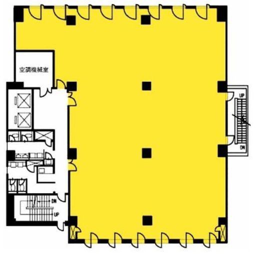 西新宿松屋ビル 7階 間取り図