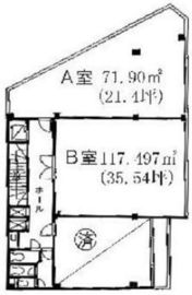 日経タイプビル 4階B 間取り図
