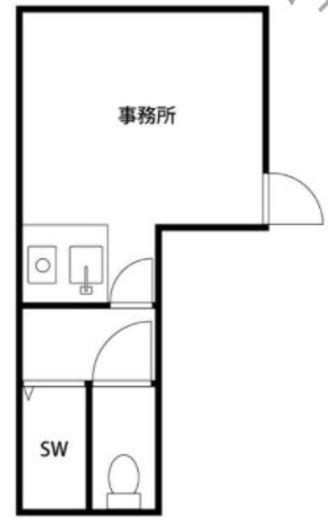 玉井企画ビル 地下1階B 間取り図