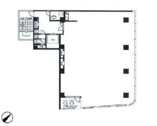 日本橋巴ビル 4階 間取り図