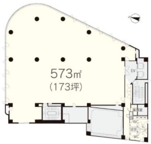 日幸神田ビル 6階 間取り図