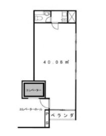 セントラル渋谷246 602 間取り図