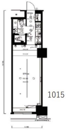 theSOHO 1015 間取り図