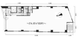 オプティクスビル 3階 間取り図