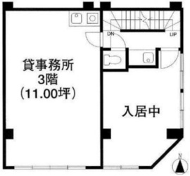 千代田ビル 3階 間取り図