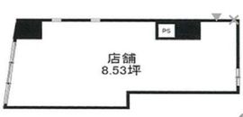 Aoiレジデンス早稲田(店舗) 1階 間取り図