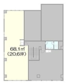 大洋ビル(四ツ谷) 1階B 間取り図
