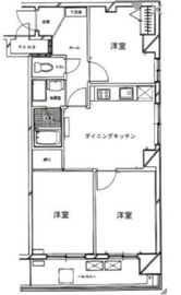 パレ・ウルー 1003 間取り図