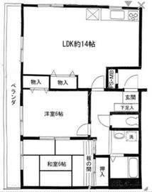 パレ・ウルー 1001 間取り図