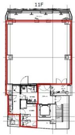 AD-O渋谷道玄坂 11階 間取り図