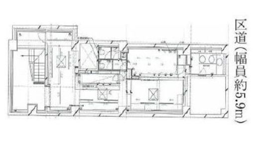 グランデ秋葉原 B1階 間取り図