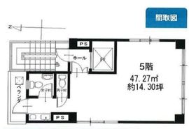 リプロ神田ビル 5階 間取り図