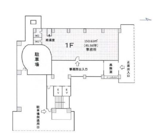 第2フナトビル 1階 間取り図