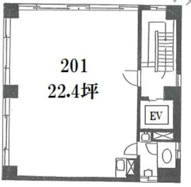 水野ビル 201 間取り図